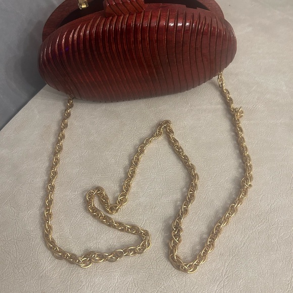 RAMLA Stunning Lola Bag - NWOT  All Hand-made.  🔥🔥🔥🔥Made from sustainable wood. - Picture 11 of 13